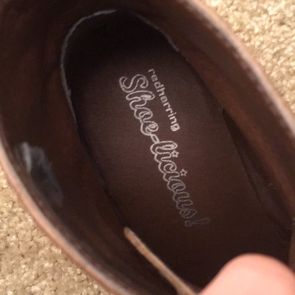 Brown booties: UK size 6 - Picture 4 of 4